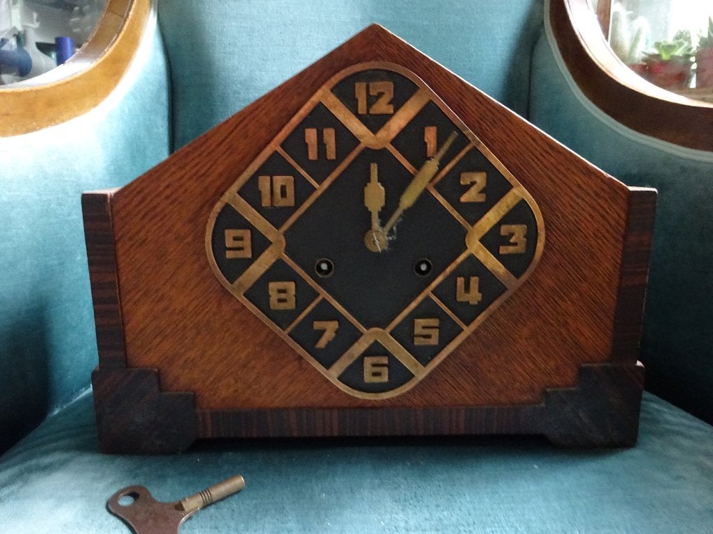 Junghans Art Deco pendule uurwerk Wurttemberg, Ophalen