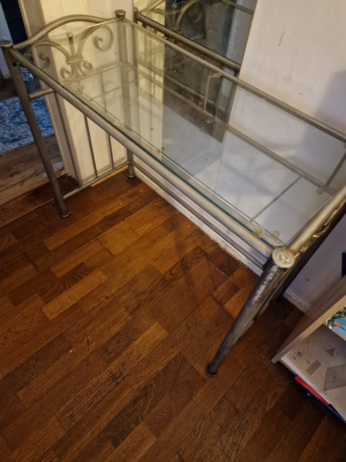tafel, Ophalen, Gebruikt, 100 tot 150 cm, Glas