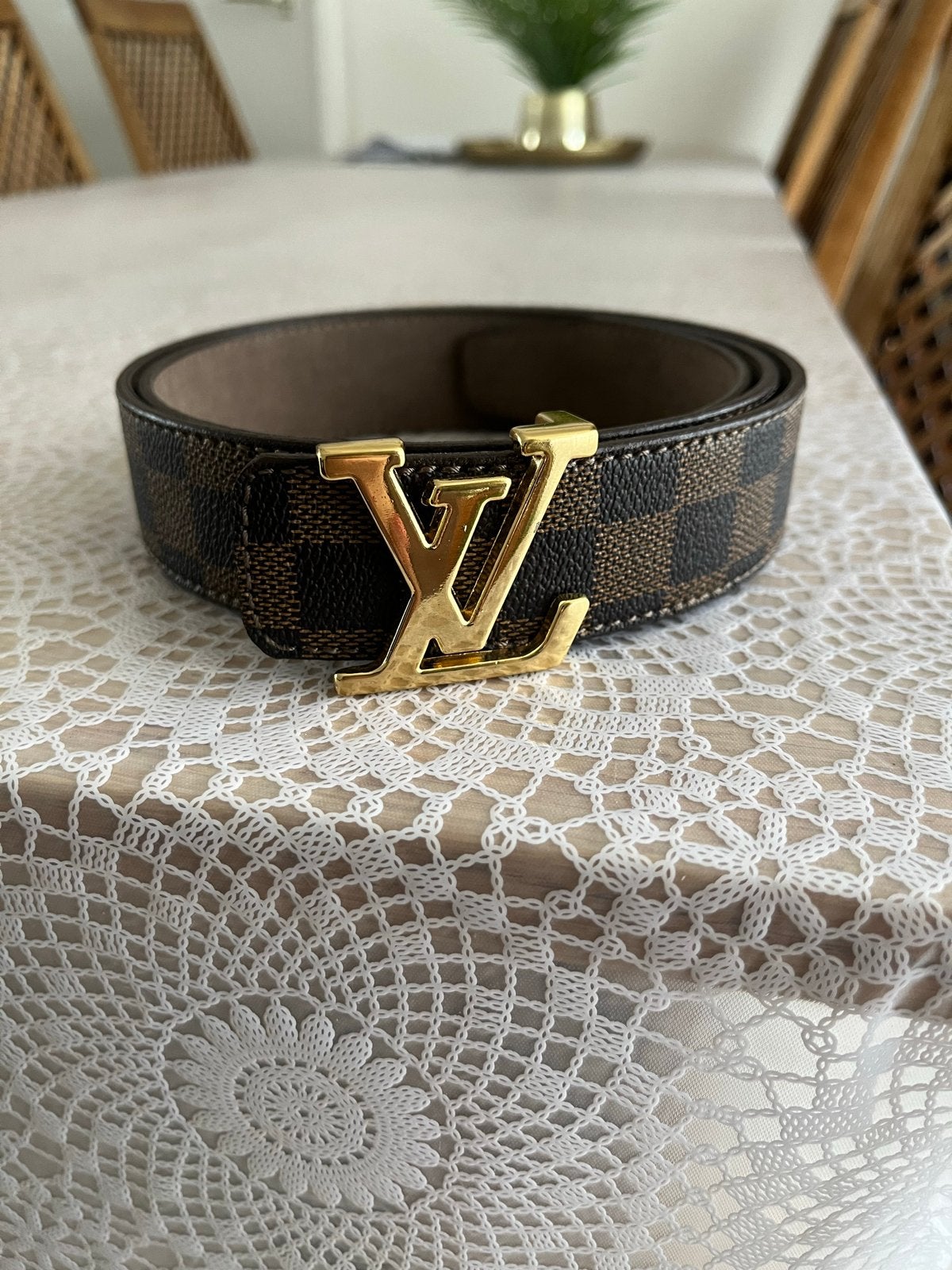 Nieuwe Louis Vuitton riem - Damier Ebene - Maat 115, Ophalen of Verzenden, Nieuw, Bruin, 100 cm of meer