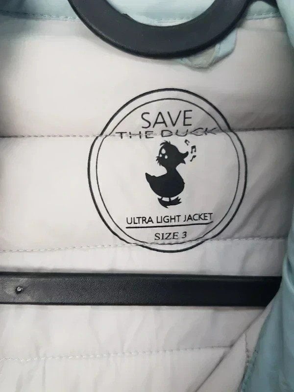 Jasje Save the Duck - size 3 ( maat L), Fashiontiek, Blauw, Maat 42/44 (L), Save the Duck