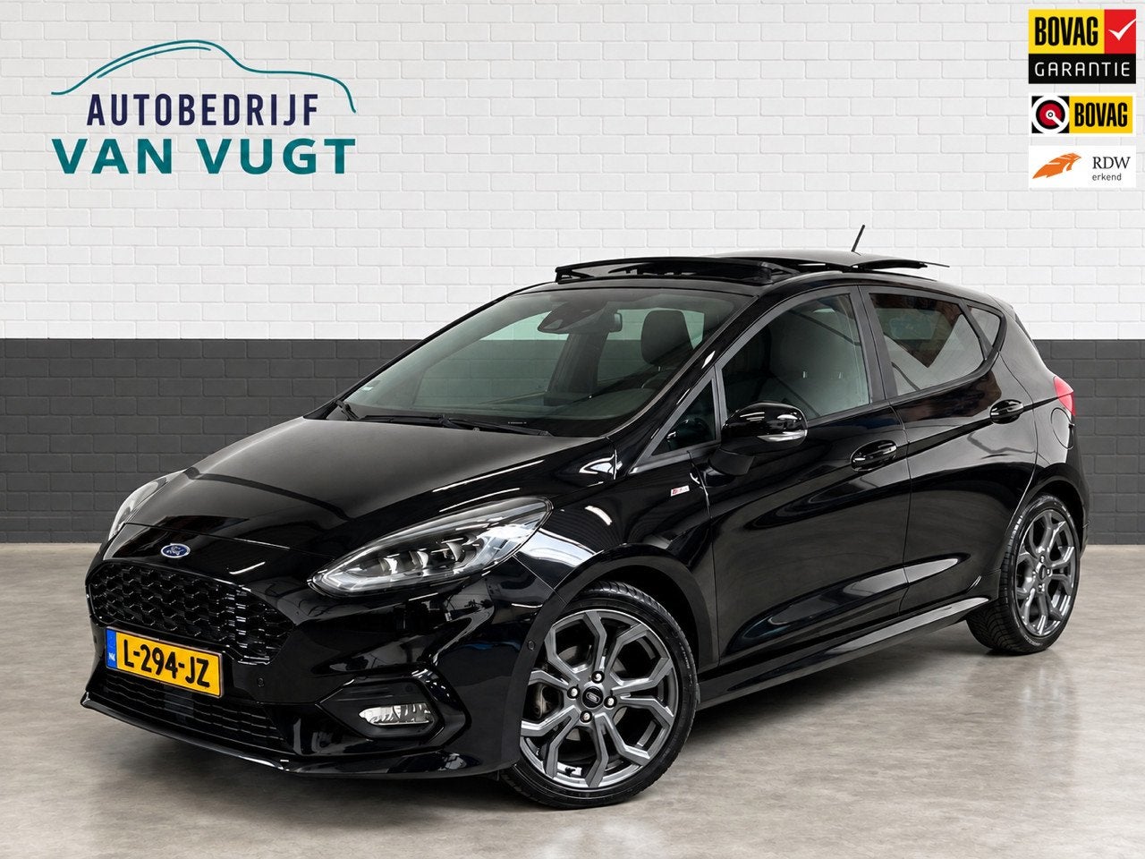 Ford Fiesta 1.0 ST-line Titanium X. 125pk, Panoramadak ect., Auto's, Voorwielaandrijving, Gebruikt, Origineel Nederlands, Handgeschakeld