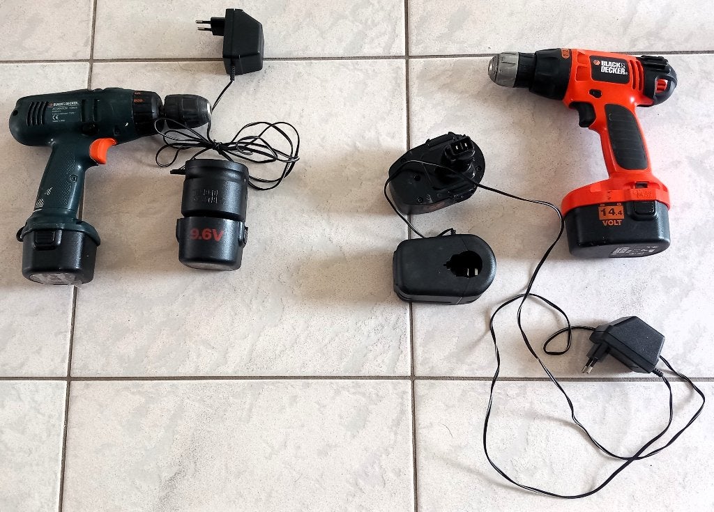 2 Gratis Black & Decker boormachines, Ophalen, Gebruikt, Boormachine