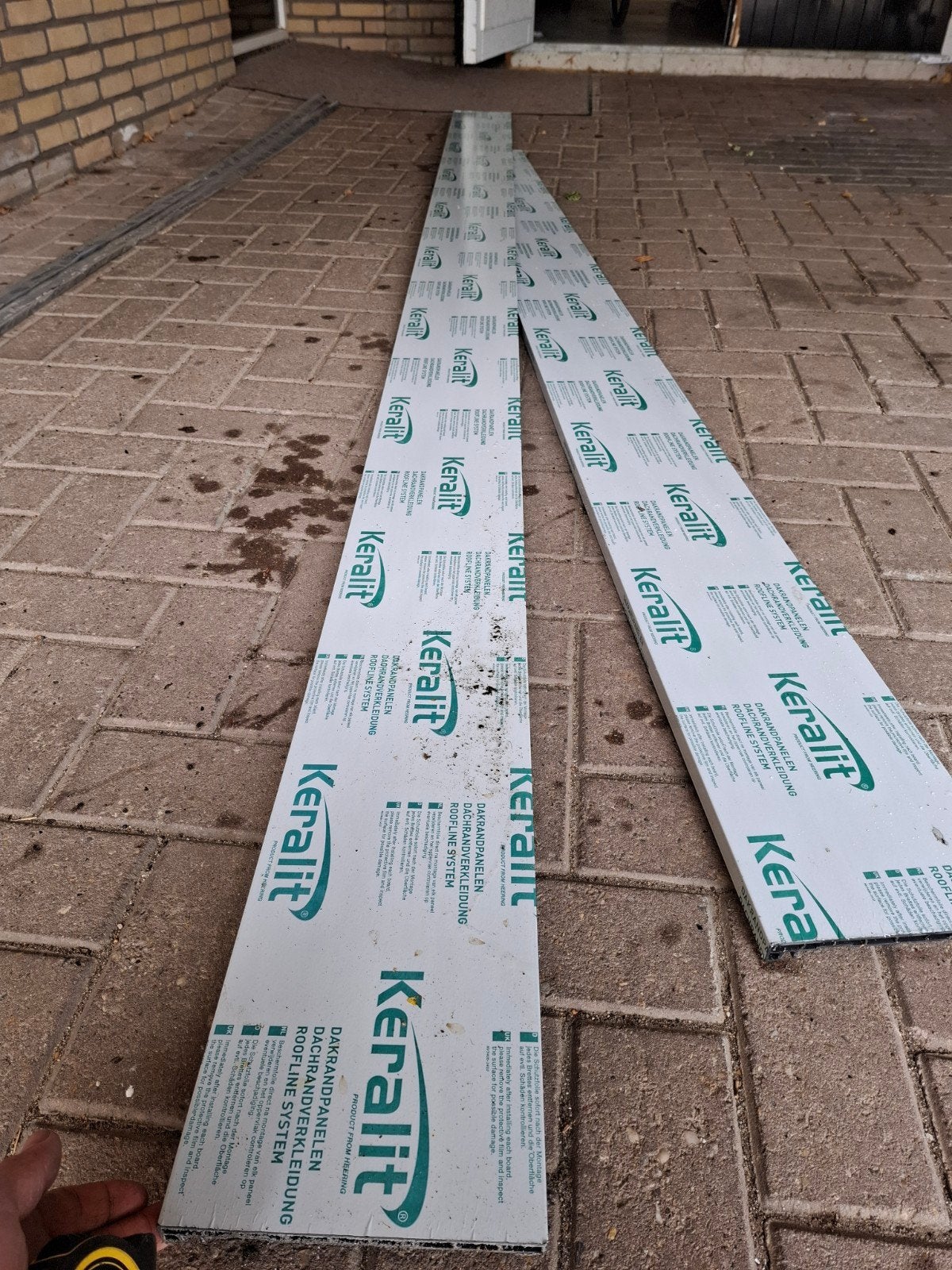 Keralit boeidelen 20cm Ral 7021(antraciet), Doe-het-zelf en Verbouw, Platen en Panelen, Ophalen, Nieuw