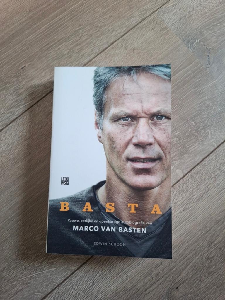 Basta: Autobiografie van Marco van Basten, Ophalen of Verzenden, Gelezen, Edwin Schoon, Sport