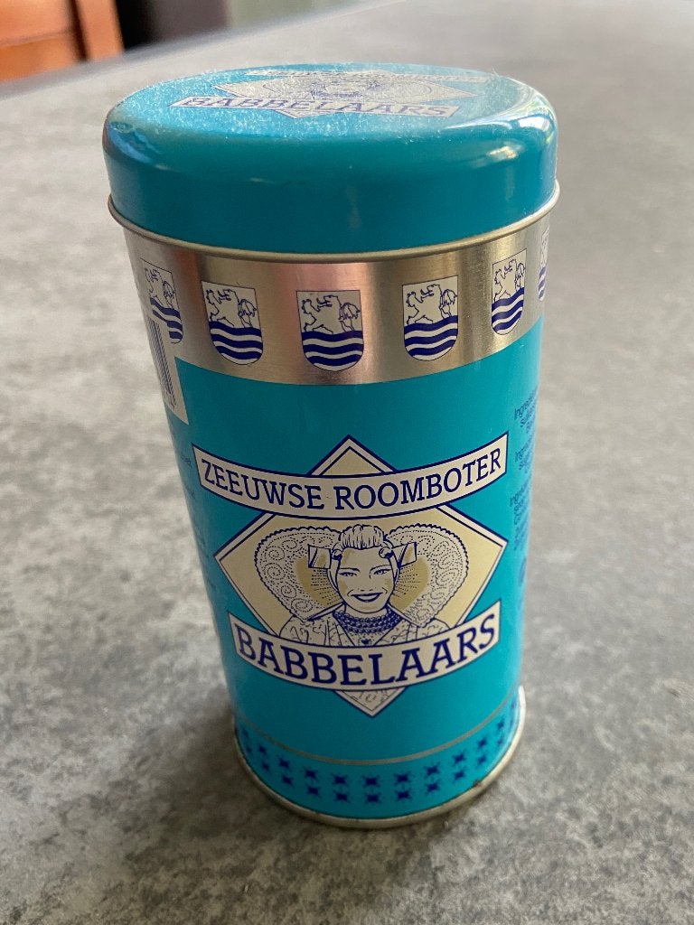 Blikje Zeeuwse roomboter babbelaars (geen inhoud), Ophalen of Verzenden, Zo goed als nieuw, Overige