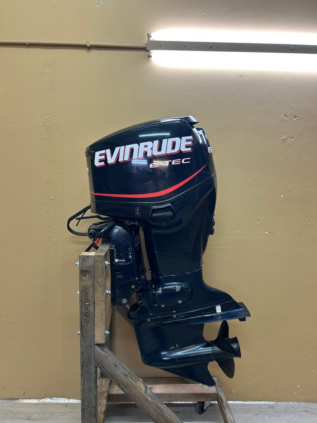 Evinrude 90 pk E-TEC langstaart compleet, Ophalen, Zo goed als nieuw, Benzine, 30 pk of meer