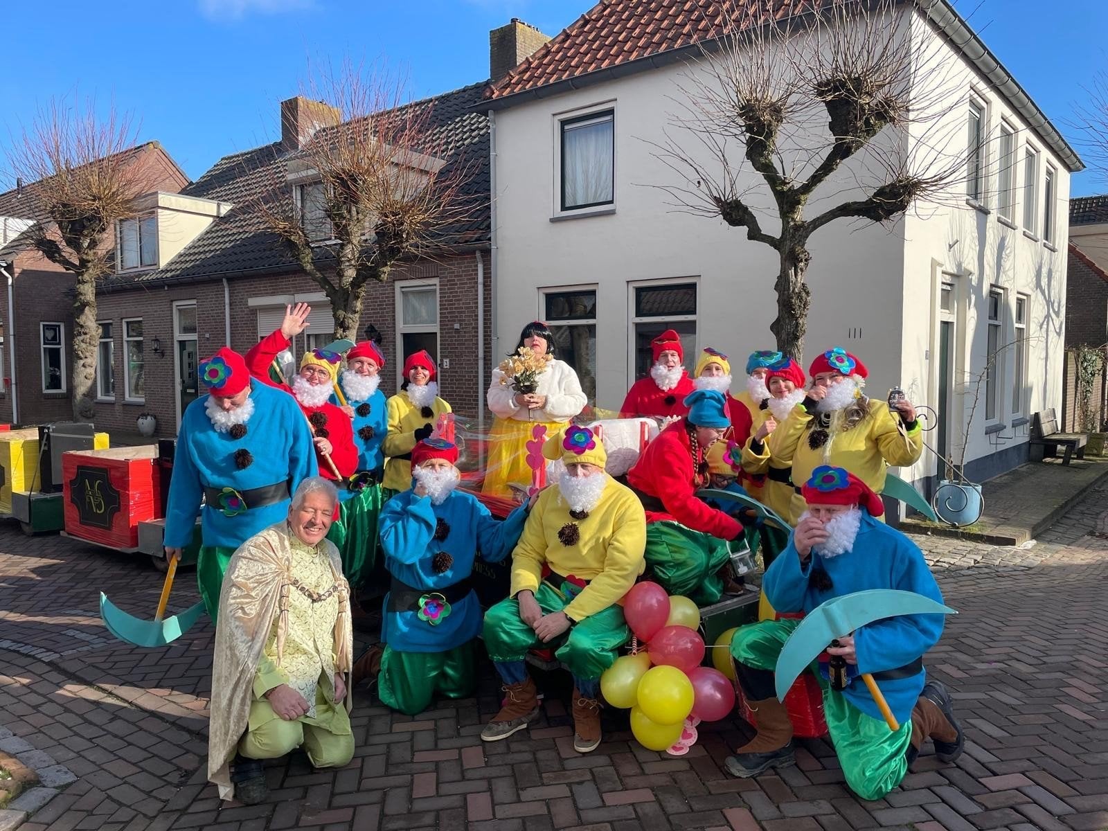 carnavalskleding loopgroep kabouters 25 personen, Kleding | Dames, Ophalen, Carnaval