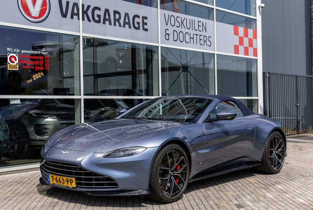Aston Martin VANTAGE ROADSTER 4.0 V8 Cabrio Concours Blue, Auto's, Achterwielaandrijving, Gebruikt, 510 pk, Cabriolet