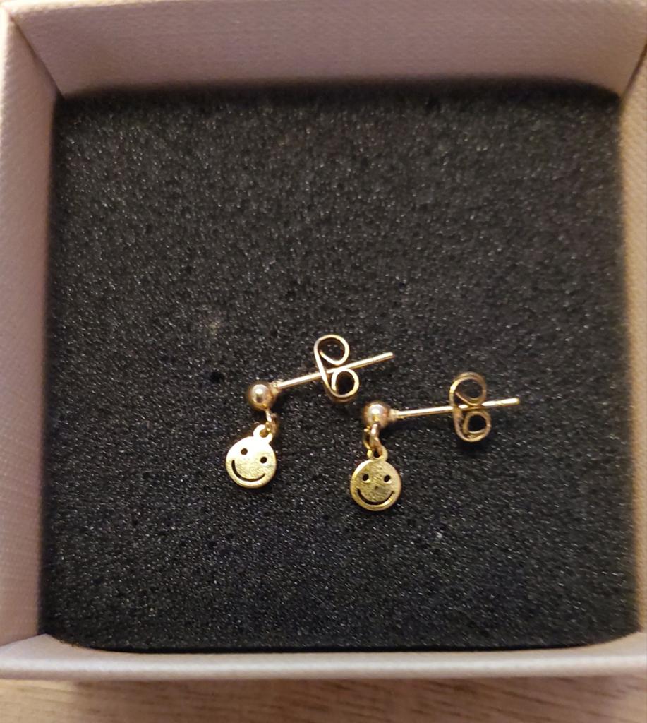 My Jewellery oorstekers met smileys, Overige materialen, Ophalen of Verzenden, Zo goed als nieuw, Knopjes of Stekers