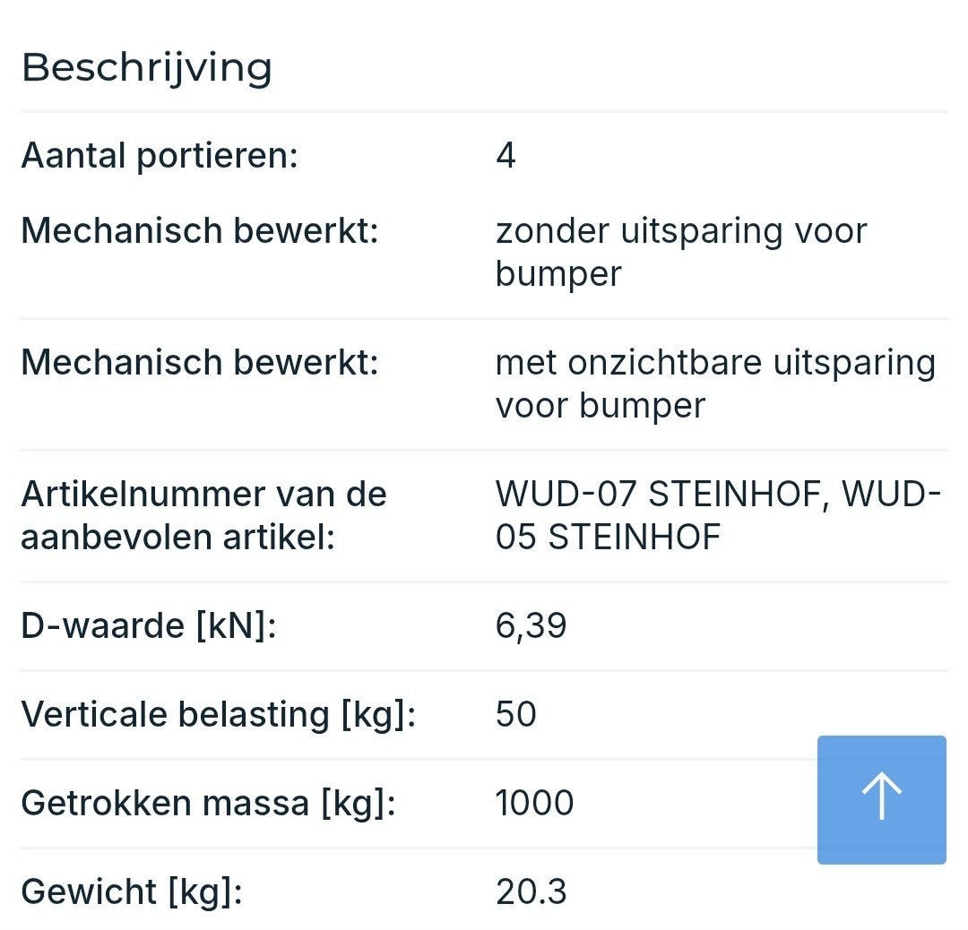 Steinhof M-310 Trekhaak met kabelset voor Mitsubishi Colt, Auto-onderdelen, Ophalen, Nieuw
