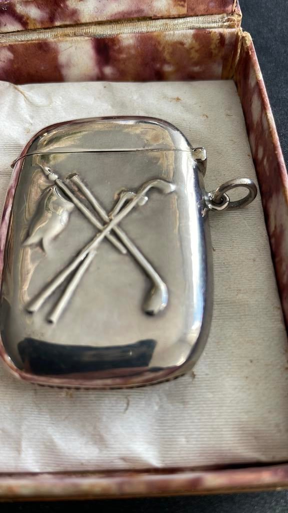 American novelty golfclub VESTA CASE  zilver, Ophalen of Verzenden, Zilver