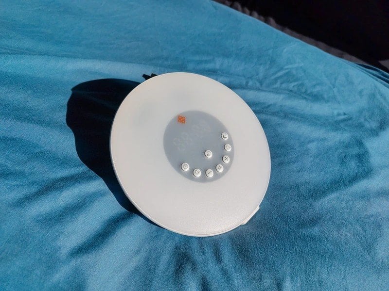 Dutch Originals Digital Sunrise wekker - wake-up light, Ophalen of Verzenden, Zo goed als nieuw, Digitaal, Wekker of Tafelklok