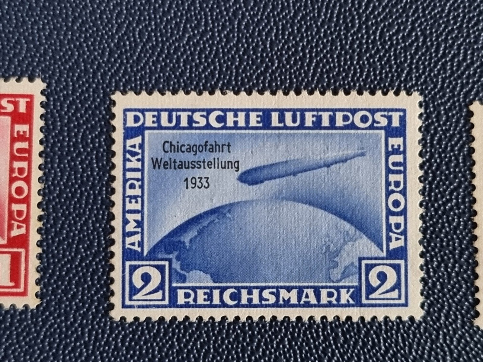 Complete set Michel 496–498 Chicagofahrt 1933 Schlegel BPP, Ophalen of Verzenden