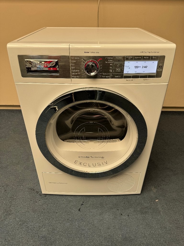 Bosch home professional 9kg warmtepompdroger, Ophalen, Gebruikt, Overige typen, 8 tot 10 kg