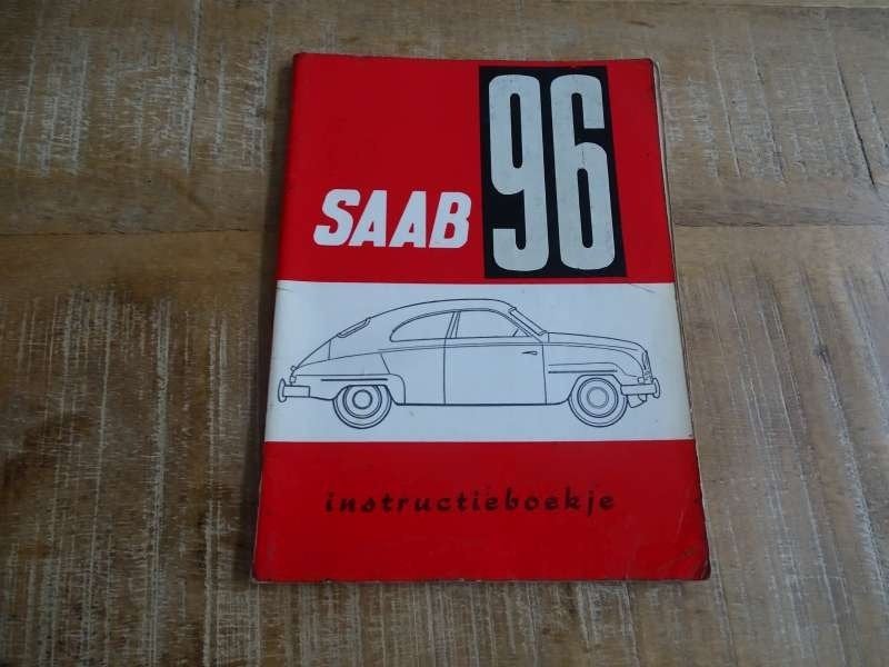 Saab 96 - 93B Handleiding - Instructieboekje - NL - Zeldzaam, Verzenden