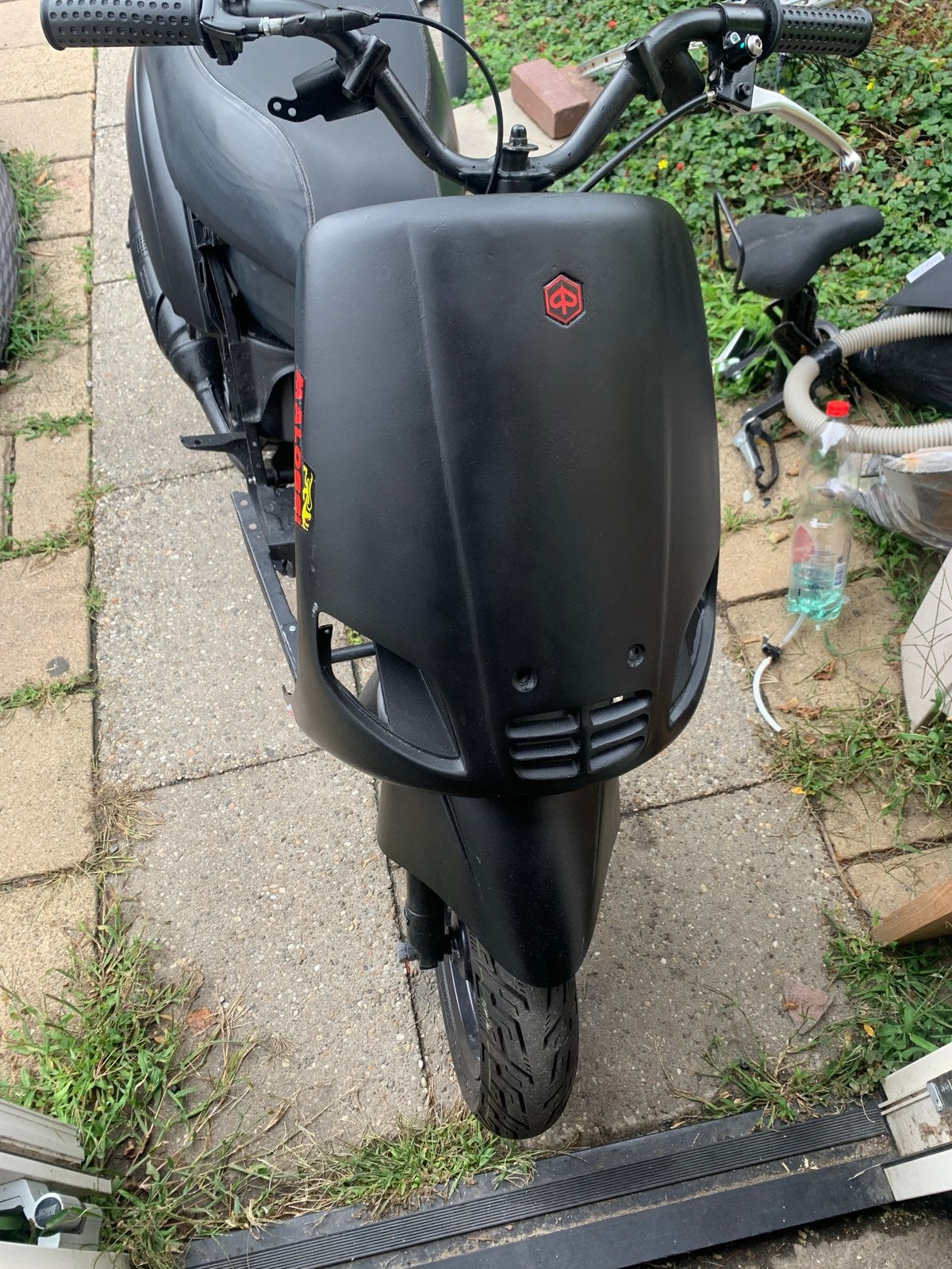 Piaggio Zip Scooter - Mat Zwart met Malossi Details, Ophalen, Gebruikt, Overige typen, Piaggio