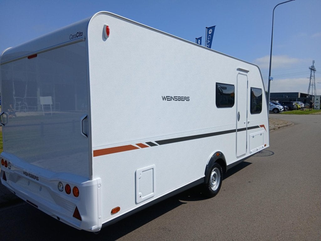Weinsberg CaraCito 500 QDK Nieuw binnengekomen, Caravans en Kamperen, Overige merken, Schokbreker, Bedrijf, Treinzit