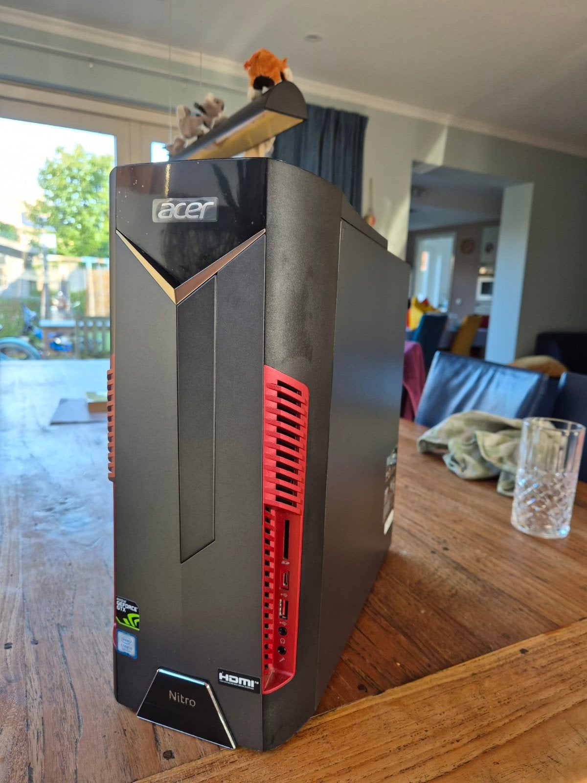 Acer Nitro N50-600 Gaming PC - i5-9400F, GTX 1050, 8GB RAM, Ophalen, 1TB HDD + 128GB SSD, 2 tot 3 Ghz, 8 GB