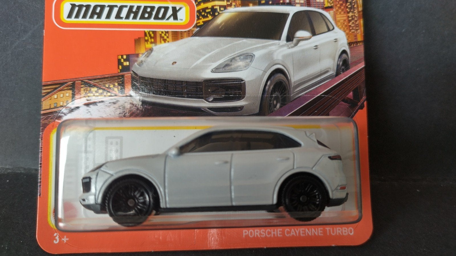 Porsche Cayenne Turbo Wit 1:64 3inch Matchbox Pol, Auto, Verzenden, ., Nieuw