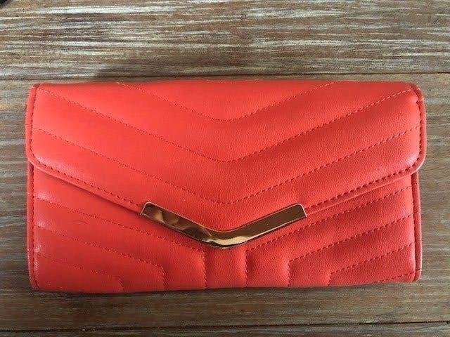 Zo goed als nieuwe portemonnee oranje-rood van de Primark., Sieraden, Tassen en Uiterlijk, Ophalen of Verzenden, Zo goed als nieuw