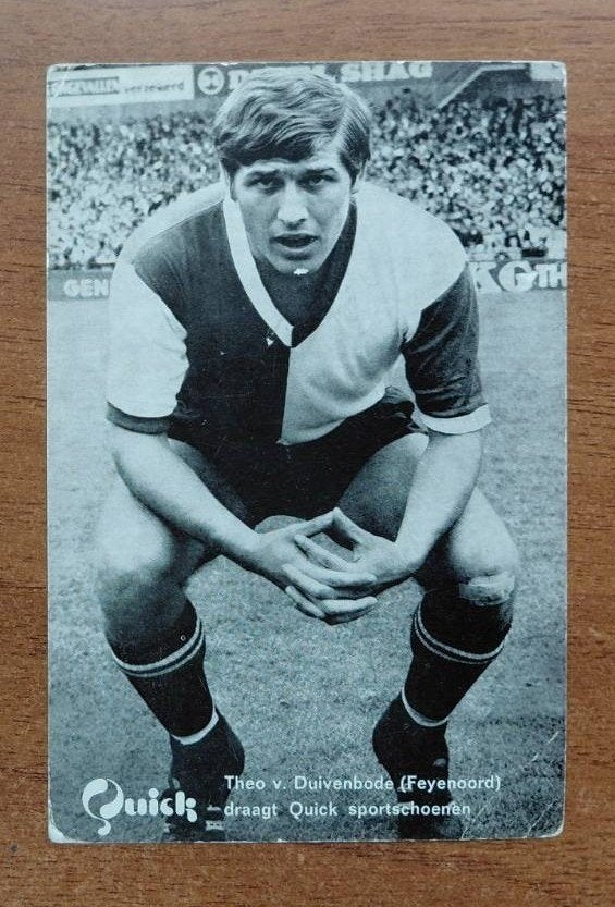 Spelerskaat Feyenoord Theo van Duivenbode, Verzenden, Gebruikt, Feyenoord, Spelerskaart