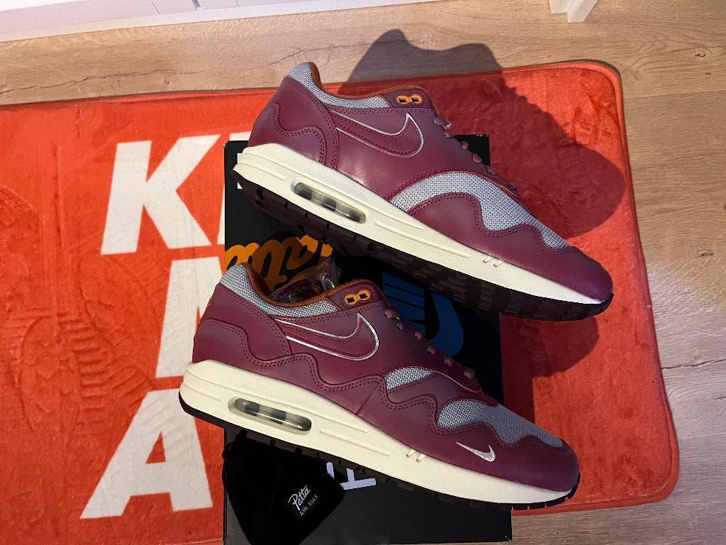 Air Max 1 Patta Waves Rush Maroon 44,5, Overige kleuren, Nike, Nieuw, Ophalen of Verzenden