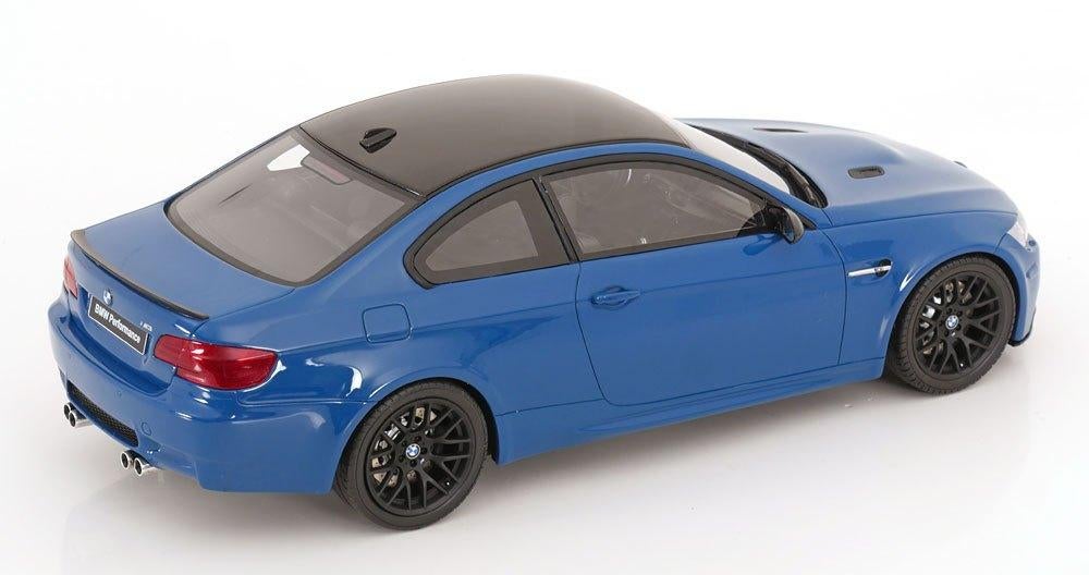 GT Spirit 1:18 BMW M3 E92 2007 blauw, Hobby en Vrije tijd, Modelauto's | 1:18, Overige merken, -, Nieuw, Ophalen of Verzenden