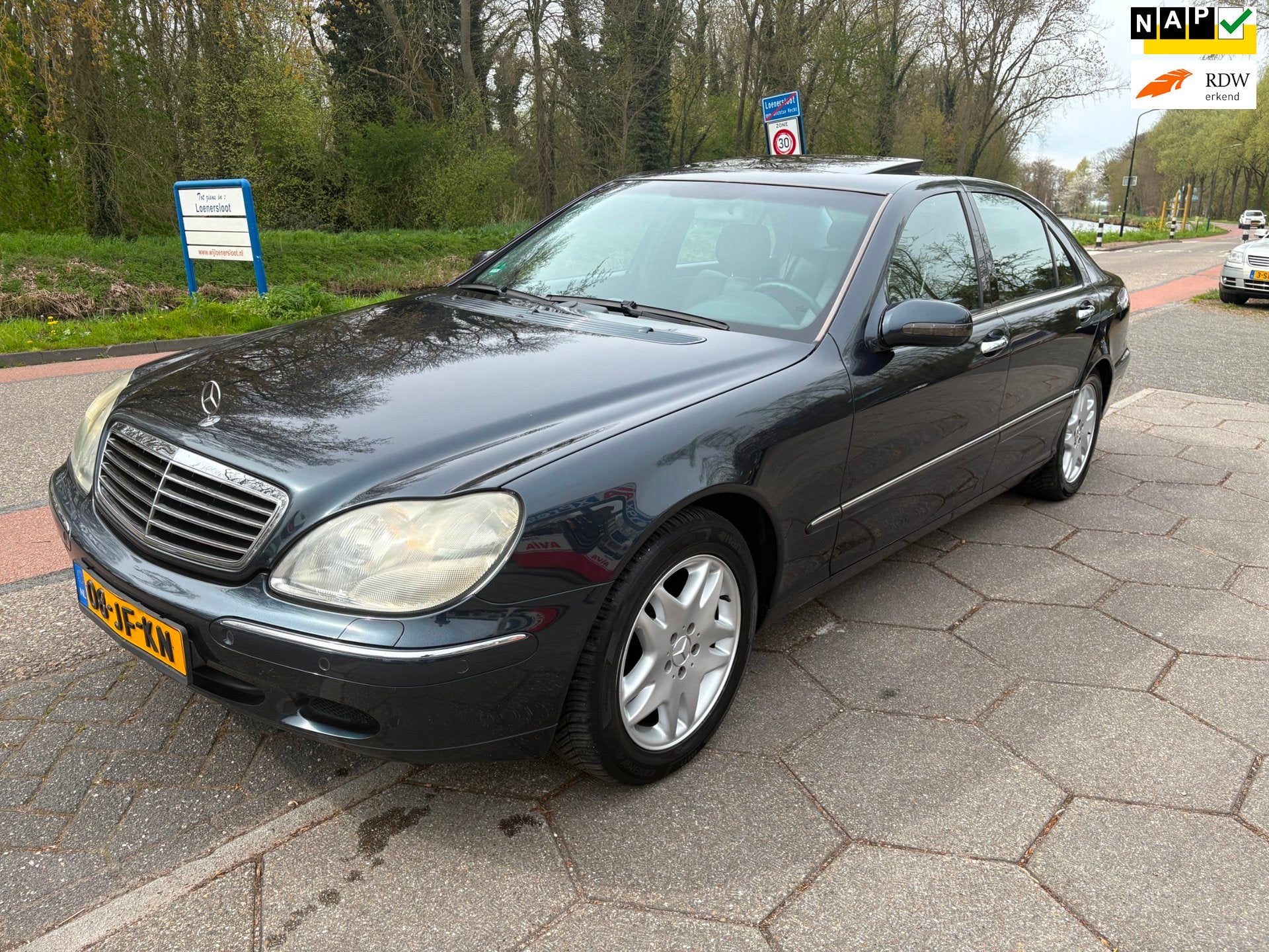 Mercedes-Benz S-klasse 320 Lang VOL OPTIES APK 2027!, Auto's, Automaat, Achterwielaandrijving, Gebruikt, Zwart