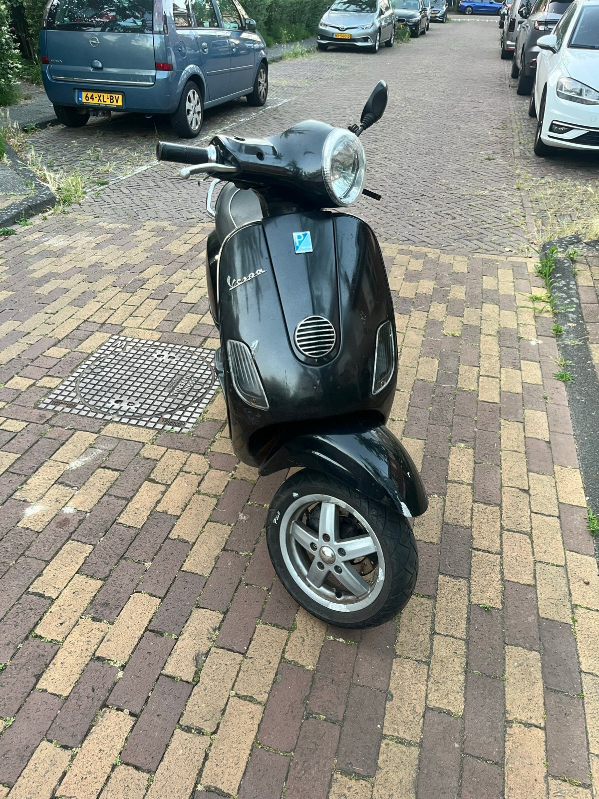 Vespa LX Scooter Zwart, Ophalen, Gebruikt, Maximaal 45 km/u, Benzine