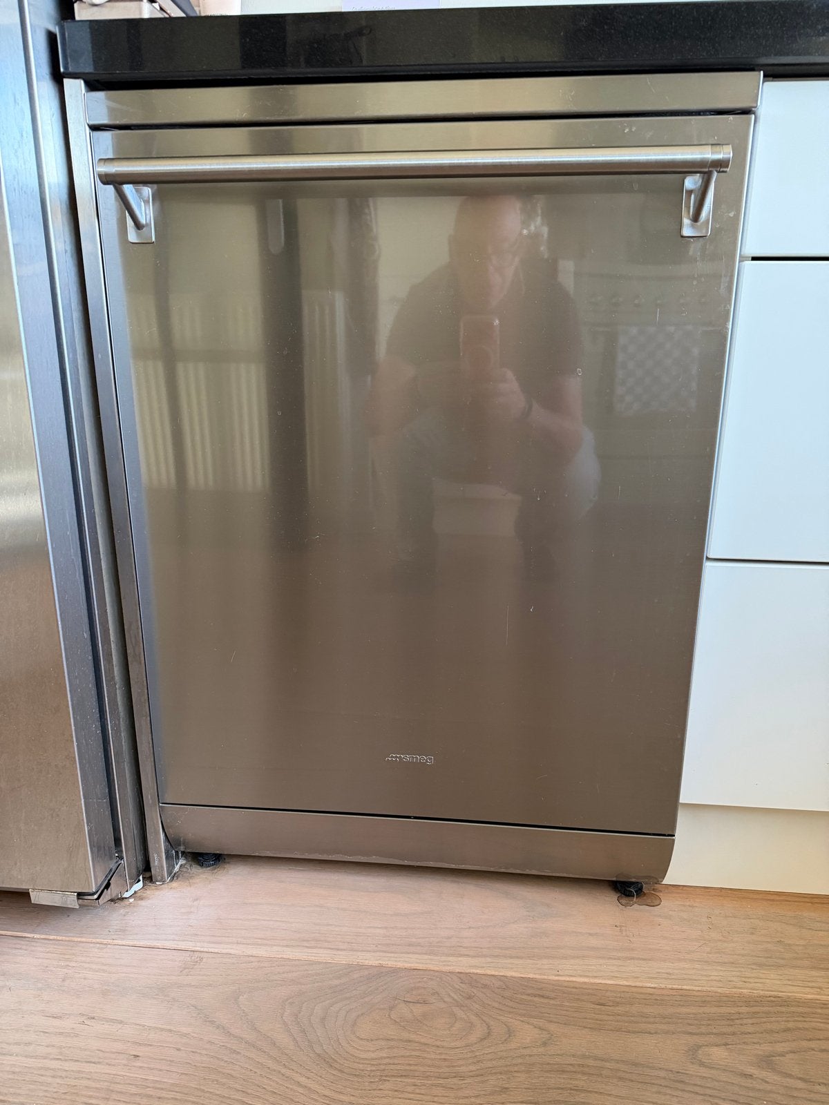 Smeg RVS Vrijstaande Vaatwasser - Uitstekende Staat, Ophalen, Gebruikt, 60 cm of meer, 14 tot 18 liter
