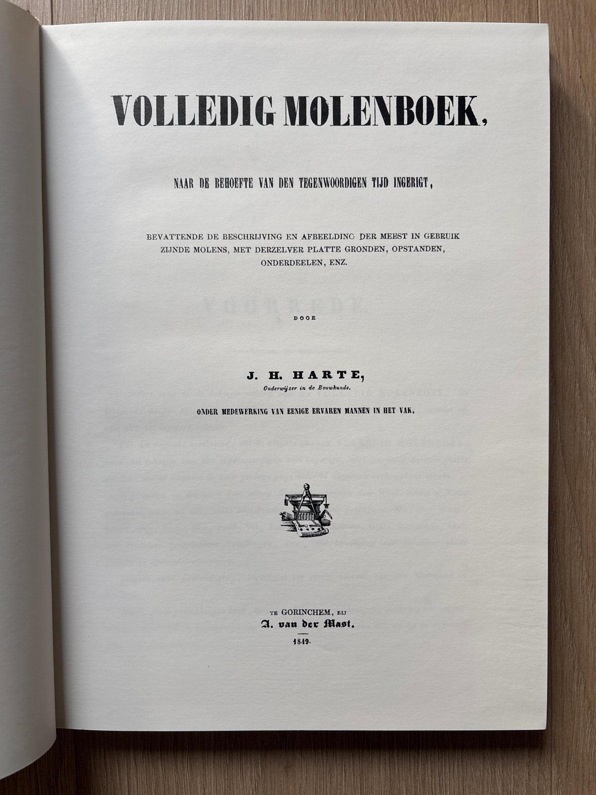 Volledig Molenboek - Facsimile uitgave 1849, Boeken, Ophalen of Verzenden, Zo goed als nieuw, Bouwkunde