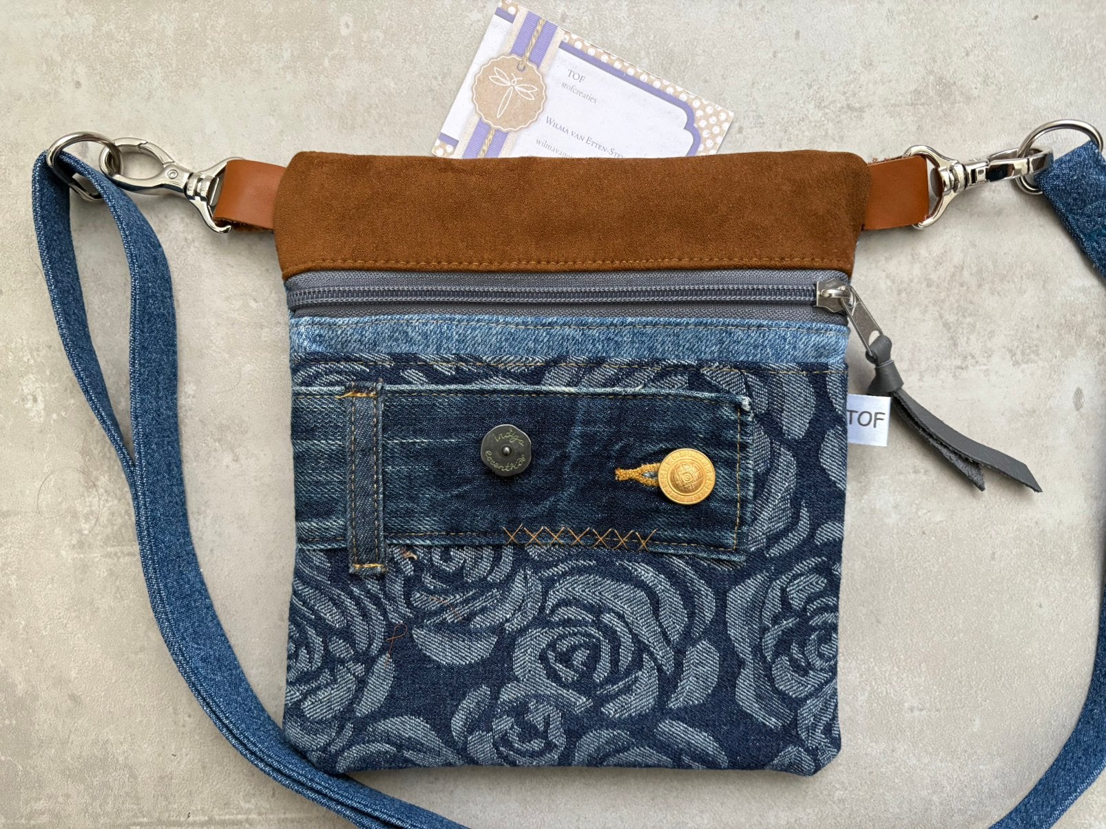 HEUPTASJE / ZORGTASJE / FESTIVALTASJE /BUIDELTASJE / TOF tas, Ophalen of Verzenden, Nieuw, Overige kleuren, Overige typen