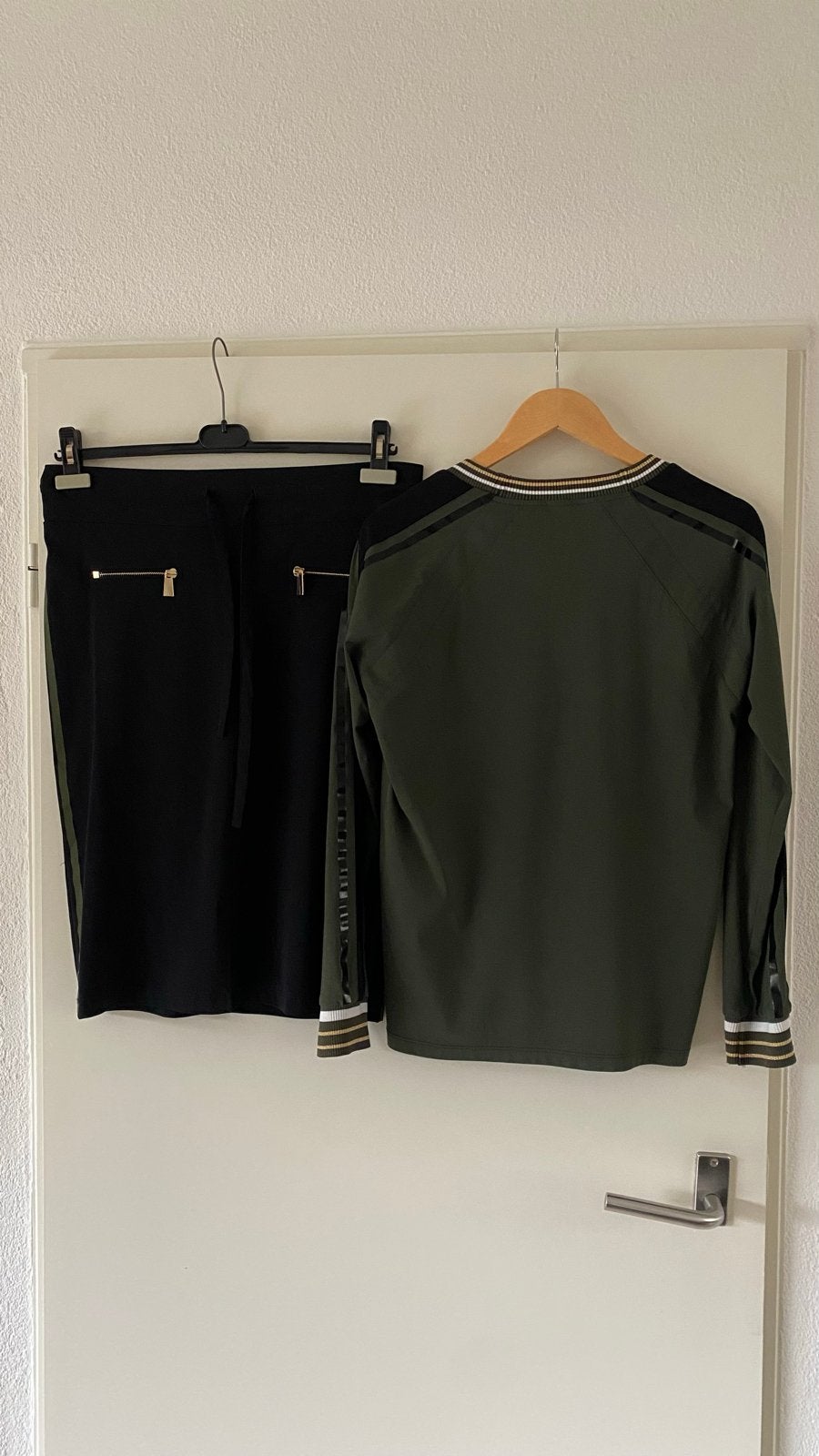 Jane Lushka travel blouse/shirt en rok set, Maat 38/40 (M), Zwart, Ophalen of Verzenden, Zo goed als nieuw