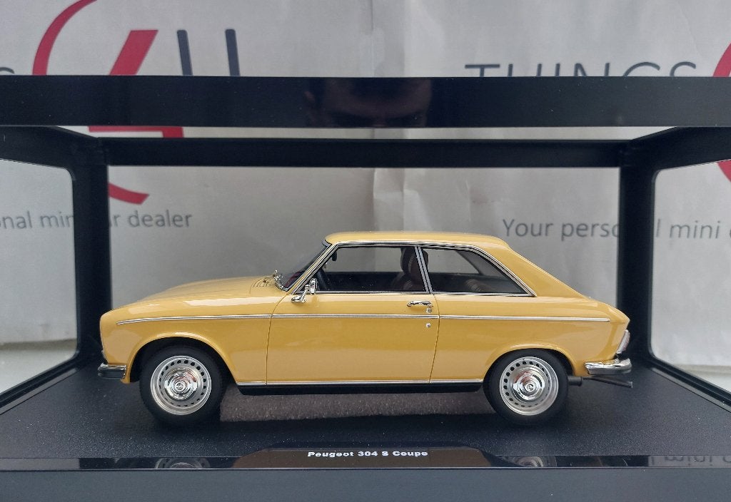 Ottomobile 1:18 Peugeot 304 S coupé jaune 1972 nieuw, Hobby en Vrije tijd, Ophalen of Verzenden, Nieuw, Auto, OttOMobile