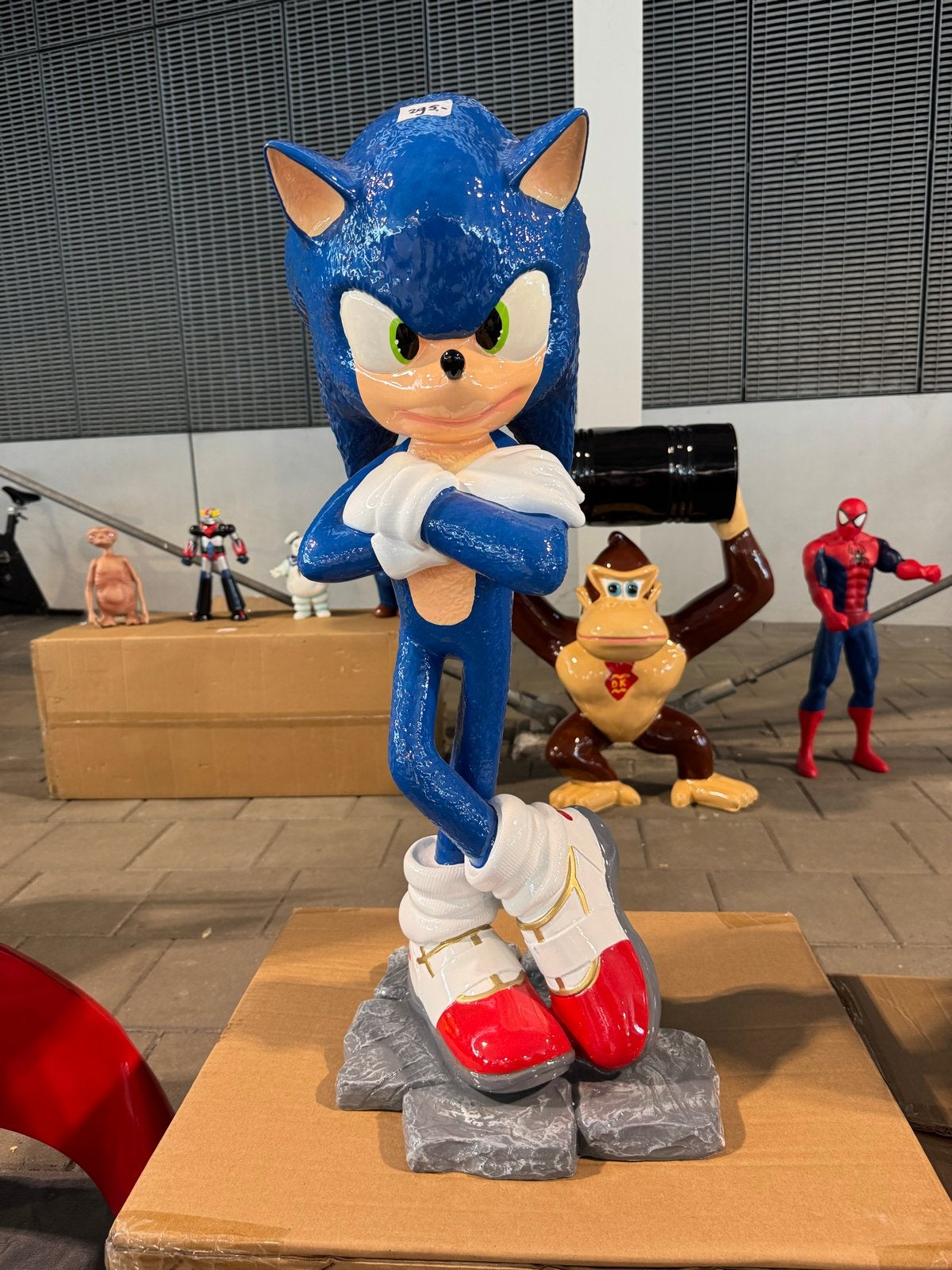 Grote Sonic the Hedgehog Beeld - Verzamelobject, Verzamelen, Poppetjes en Figuurtjes, Gebruikt, Ophalen