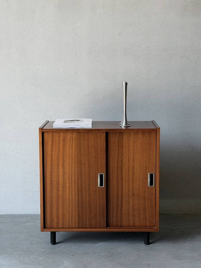 Vintage mid century teak dressoir, Ophalen, Met plank(en), Gebruikt, 50 tot 100 cm