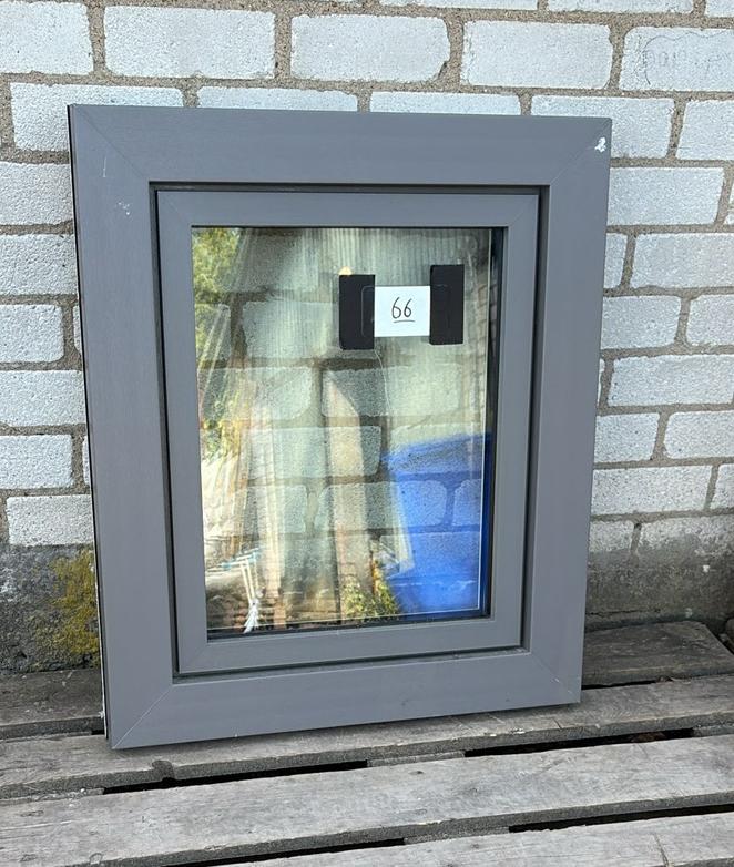 (66) Nieuw kunststof raamkozijn draai kiep incl glas, Ophalen, Kunststof, Minder dan 75 cm, Raamkozijn