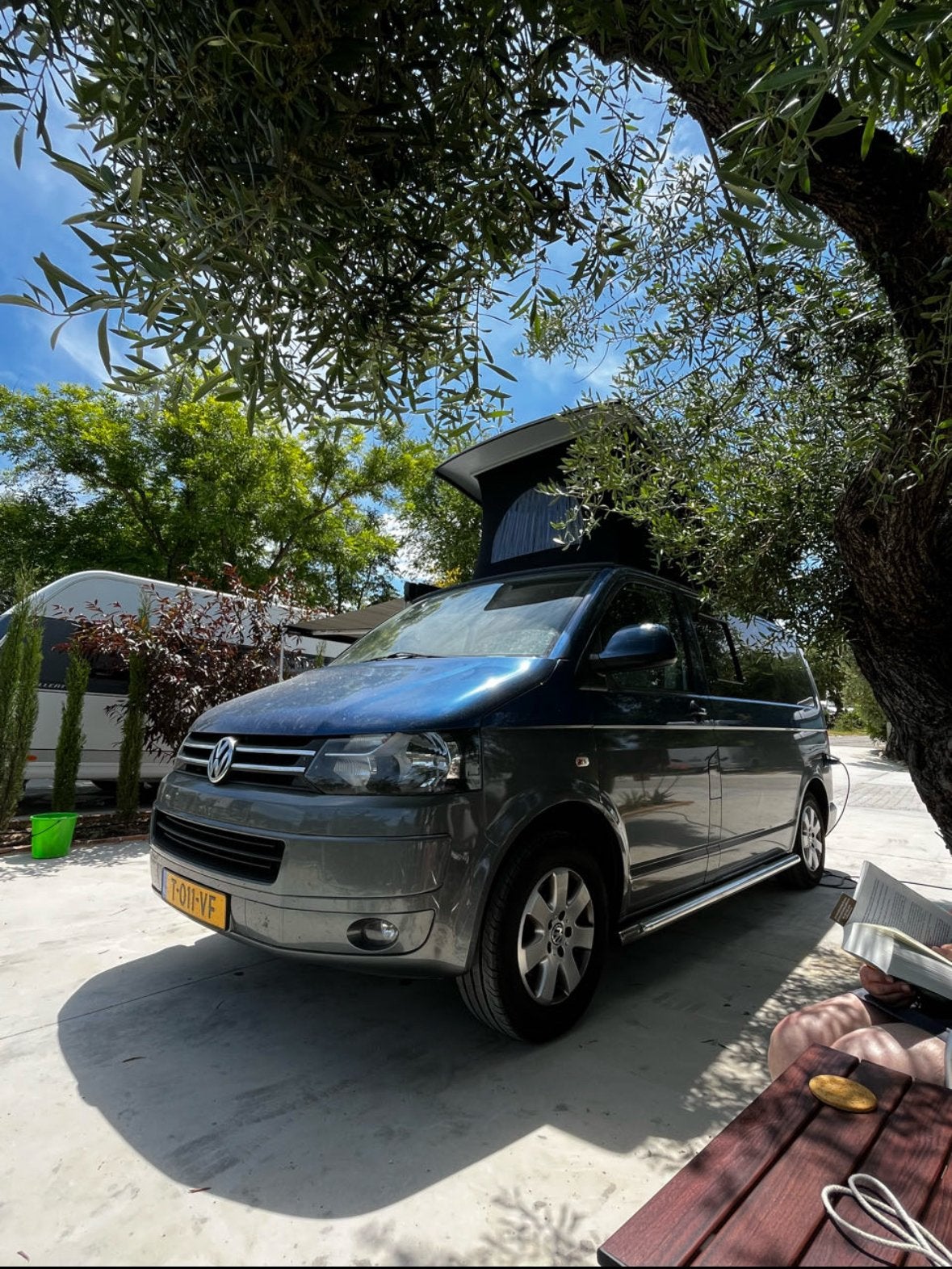 VW Transporter T5 Camperbus - Klaar voor avontuur!, Chemisch toilet, Koelkast, 4 tot 5 meter, Overige merken