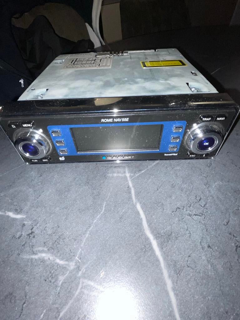 Blaupunkt Rome NAV 55E Autoradio met Navigatie, Ophalen of Verzenden, Gebruikt