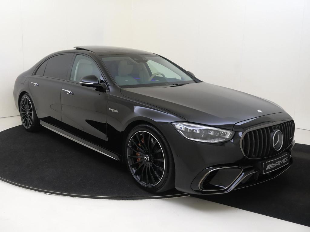 Mercedes-Benz S-klasse AMG 63 S E Performance / Panoramadak/, Auto's, Gebruikt, 4 stoelen, Zwart, Vierwielaandrijving