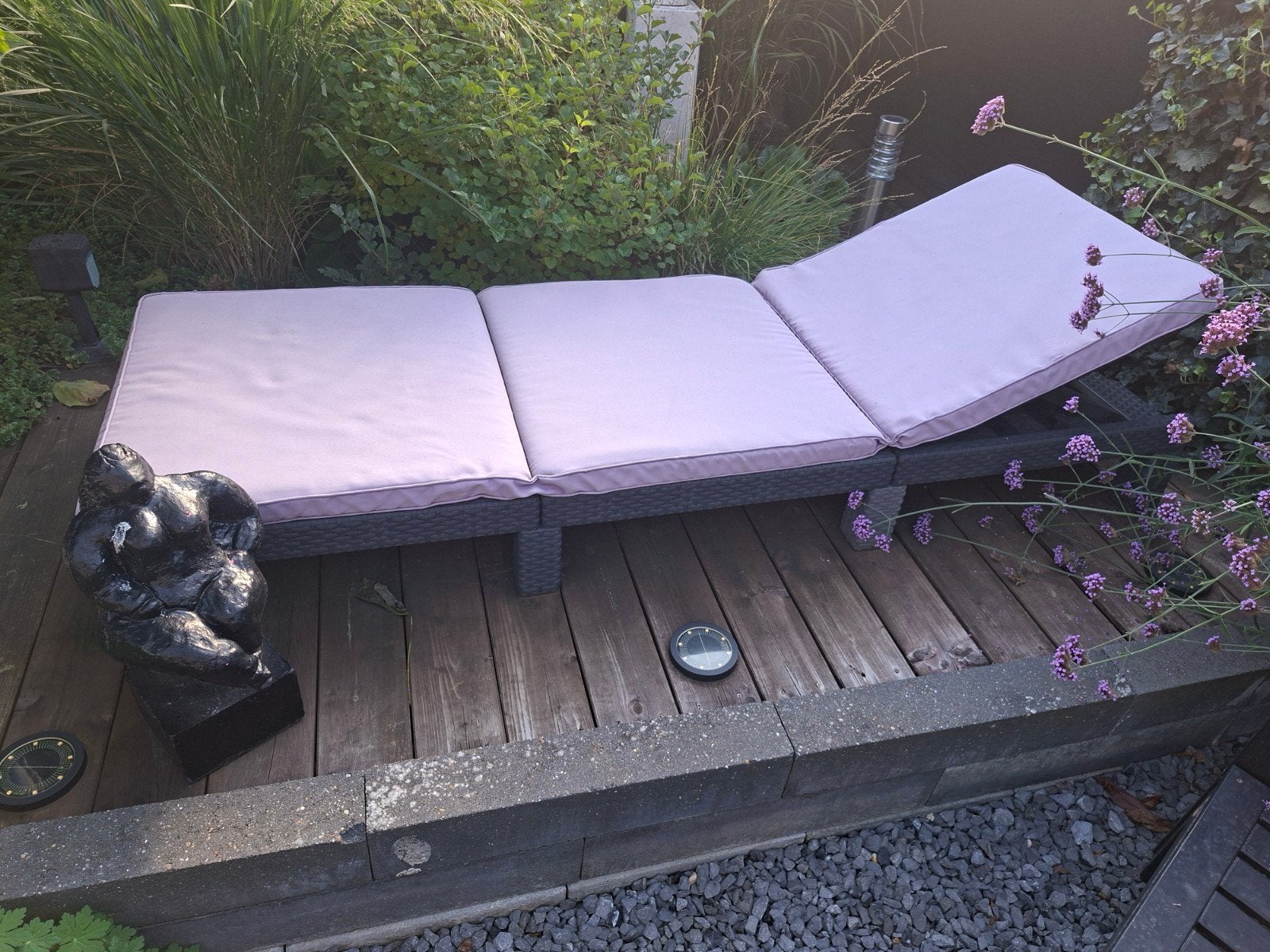 te koop 2  verstelbare ligstoelen, Ophalen, Gebruikt, Wicker, Verstelbaar