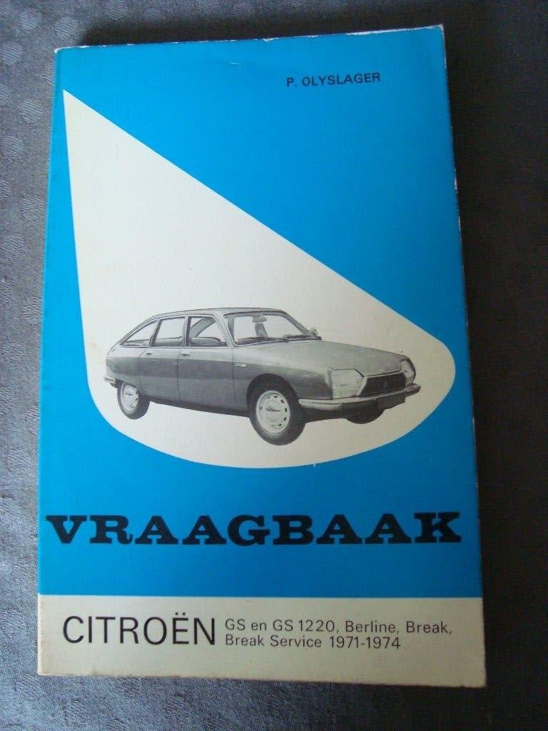 Vraagbaak citroën gs en gs 1200, berline, break, break servi, Ophalen of Verzenden