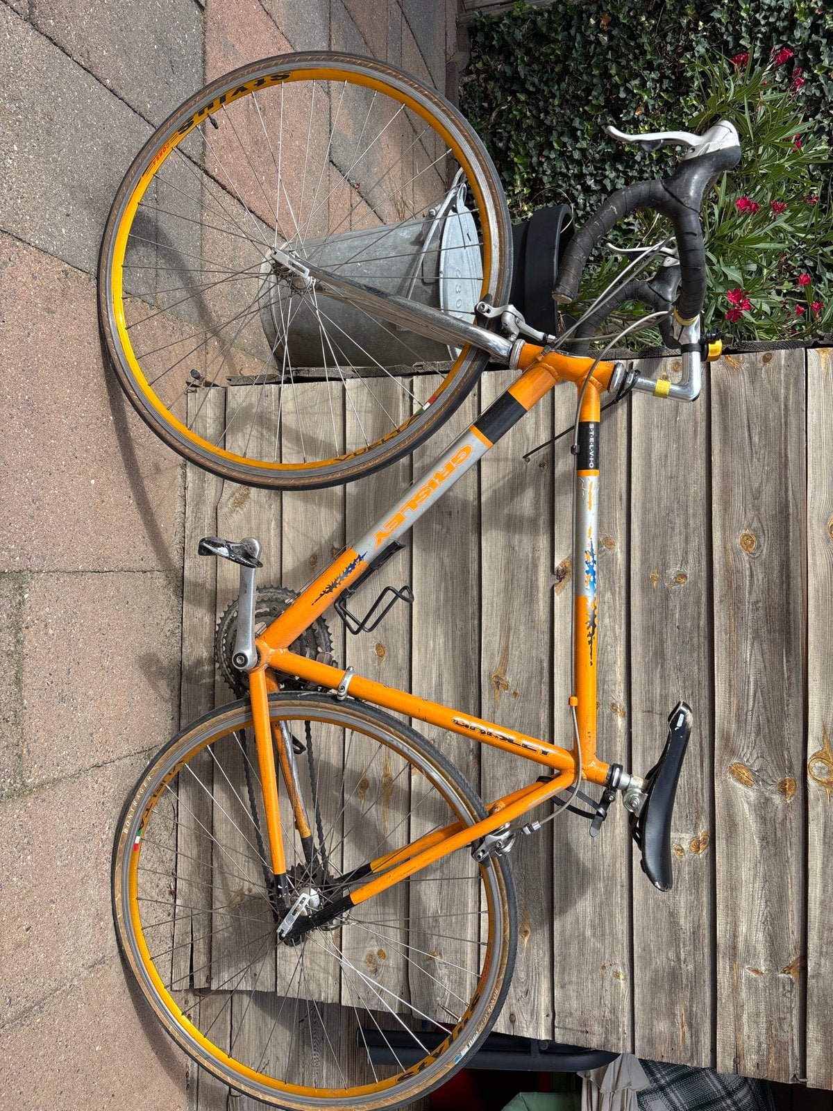 Grisley racefiets - Oranje, Gebruikt, Fietsen en Brommers, Overige merken, 28 inch, Gebruikt, Ophalen of Verzenden