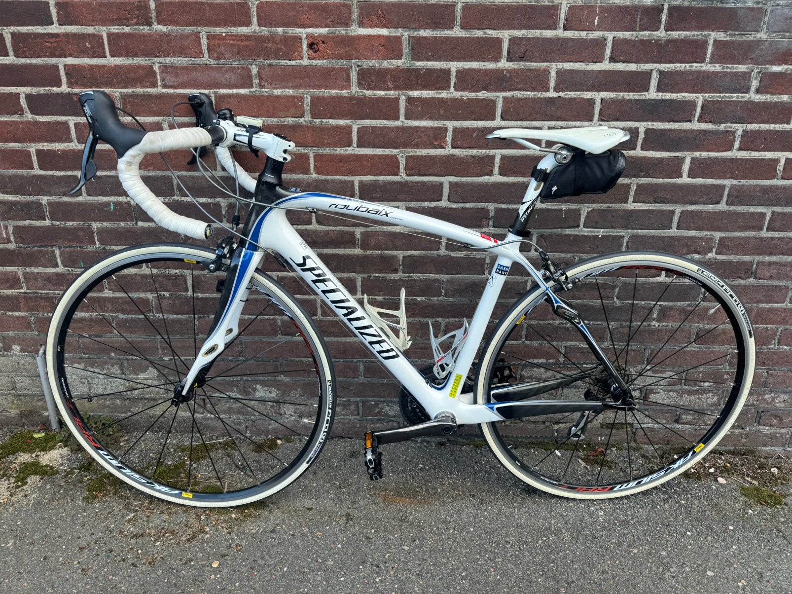Racefiets Specialized roubaix comp x3 saxobank, Fietsen en Brommers, Fietsen | Racefietsen, Carbon, 49 tot 53 cm, Zo goed als nieuw