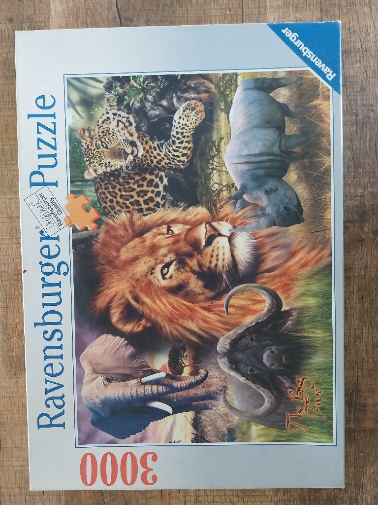 The Big Five puzzel, Ophalen, Meer dan 1500 stukjes, Zo goed als nieuw, Legpuzzel
