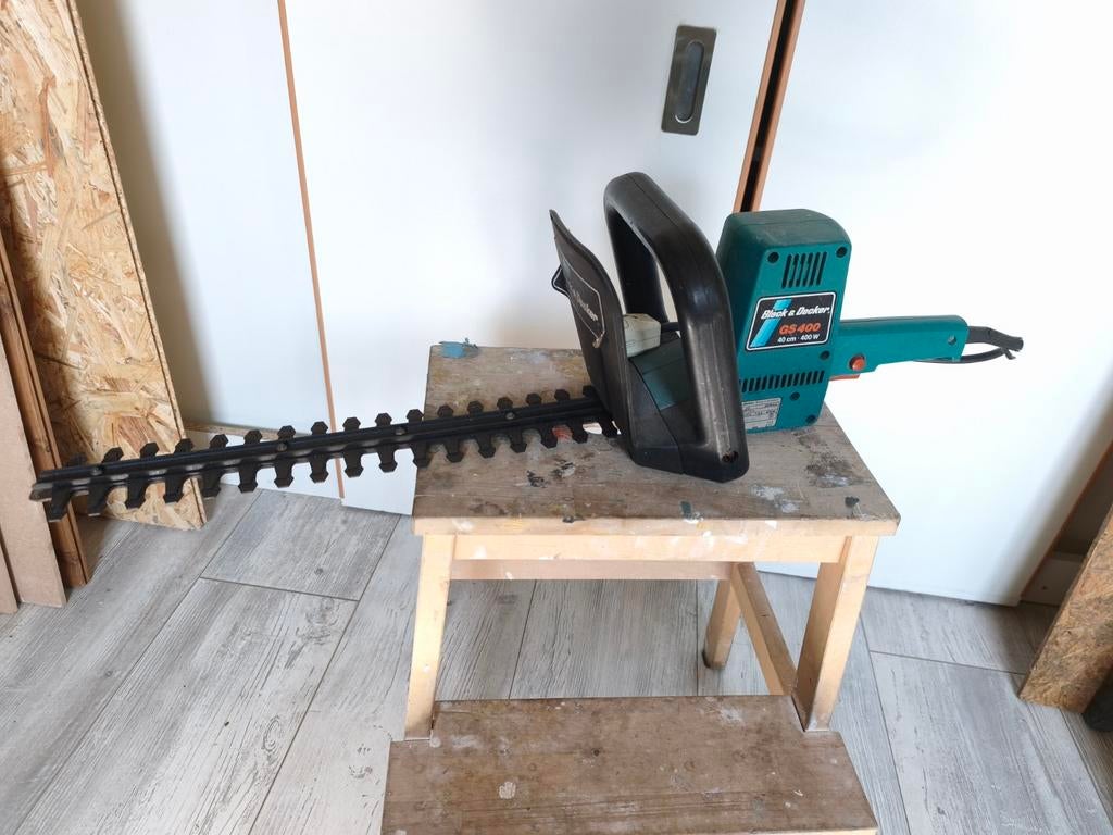 Black&Decker GS400 Heggenschaar - 40cm, 400W, Tuin en Terras, Heggenscharen, Ophalen, Gebruikt, Elektrisch, Black & Decker