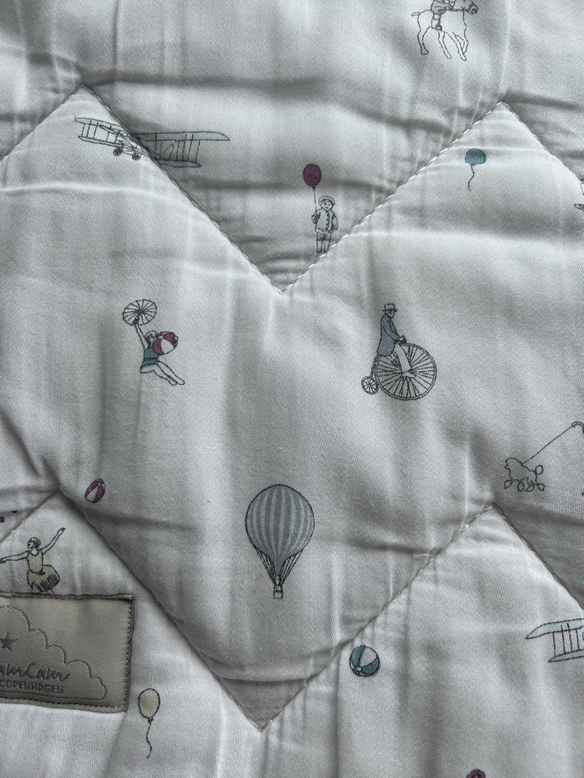 CamCam Copenhagen Quilt Deken - Circus Print, Overige merken, Jongetje of Meisje, Wit, Ophalen of Verzenden
