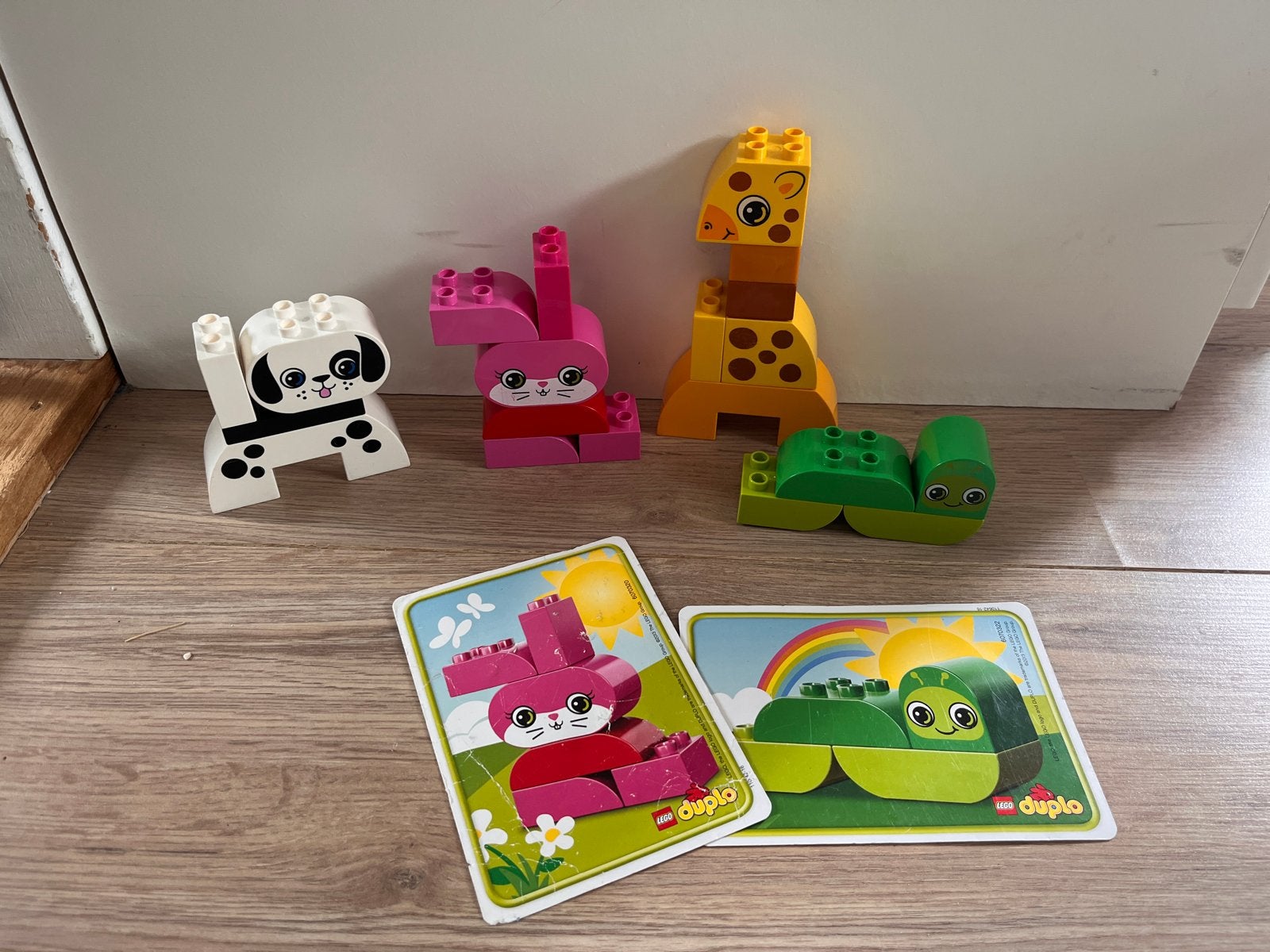 Lego Duplo Mijn Eerste Dieren met kaarten, Gebruikt, Overige thema's, Ophalen of Verzenden, Compleet