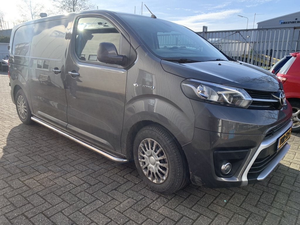 Peugeot Expert Citroen Jumpy Sidebars met RVS trede