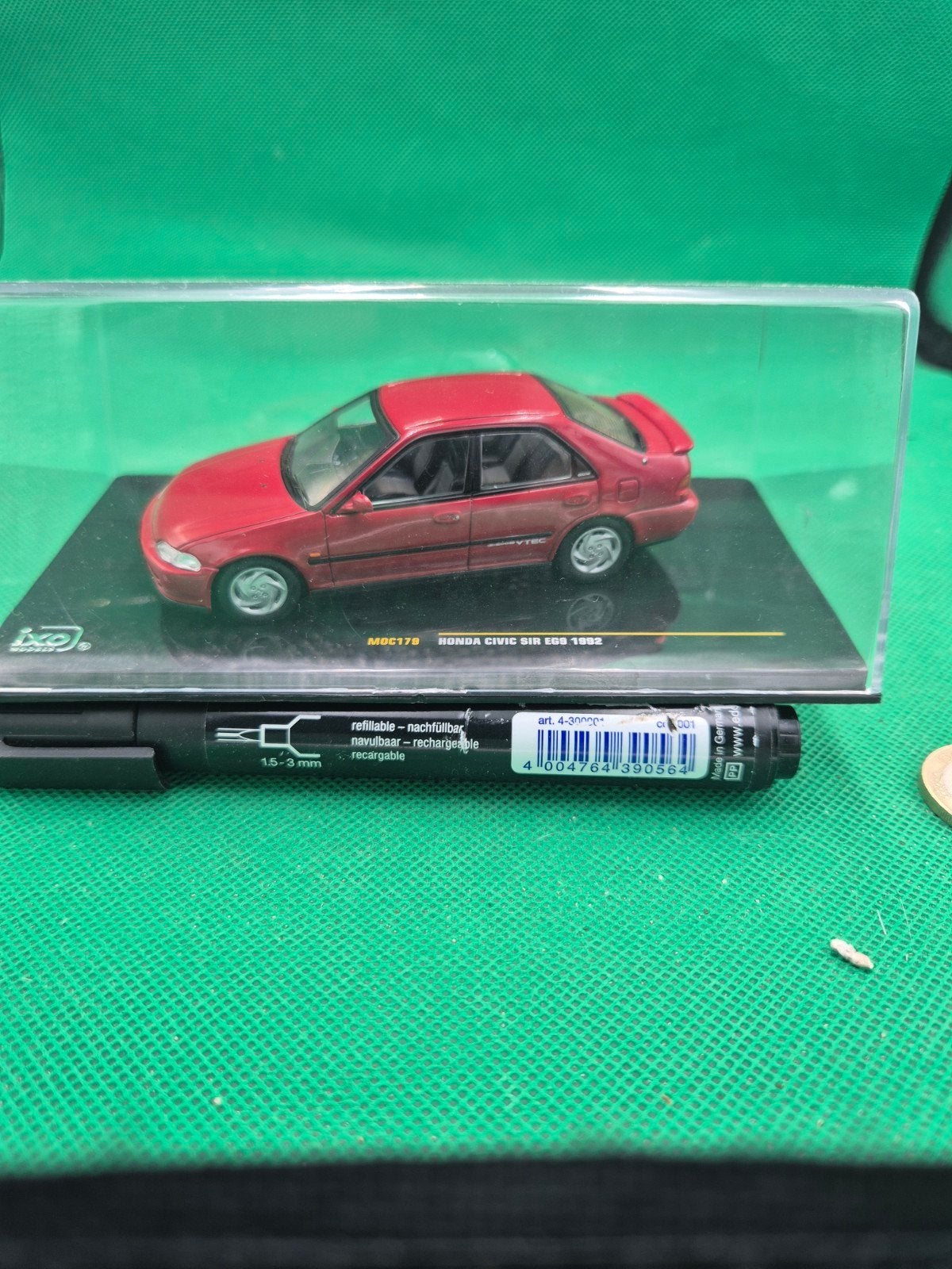 723 Honda Civic Sir E69 1992 1/43 Ixo, Ophalen of Verzenden, Zo goed als nieuw, Auto, Overige merken